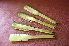 4 W.H. CLAY SHEFFIELD WIRE GAUGES ENGLAND 1918