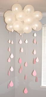 Homemade baby shower decorations can be just as beautiful as store bought items you pay a small fortune for. Baby Oh Baby Polished Event Design And Coordination Baby Shower Diy Diy Baby Stuff Balloon Clouds
