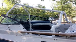 Boat cover (or tarp) support. My Pvc Based Boat Cover Frame Support Build Boating Forum Iboats Boating Forums