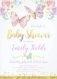 Butterfly Baby Shower Invitation Girl Baby Shower Zazzle Com Butterfly Baby Shower Invitations Butterfly Baby Shower Baby Girl Shower Themes