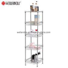 Find the top products of 2021 with our buying guides, based on hundreds of reviews! China Free Standing Small 5 Shelf Kitchen Baskets Storage Metal Wire Rack Unit China Kitchen Baskets Rack And Kitchen Baskets Shelf Price
