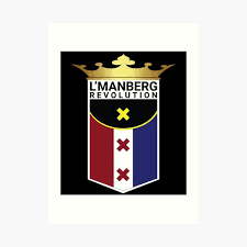 Lmanberg Flag Art Prints Redbubble Fundy burnt down the old l'manberg flag and then, under schlatt's orders, rebuilt it with obsidian, crying obsidian, and magma blocks in order to make it. redbubble