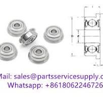 F698ZZ Shielded Miniature Ball Bearings With Flange Size ...