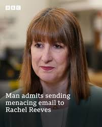 A man has admitted sending "menacing" emails to Chancellor Rachel Reeves.  Read more: https://bbc.in/4ohnv7d