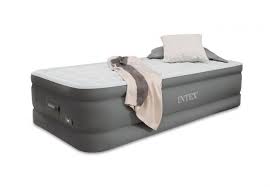This inflatable mattress could also be very useful. Intex Premaire Twin Luftbett Eine Person