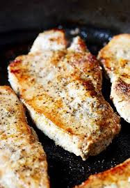 Delicious Tender And Juicy Pan Fried Boneless Pork Chops Made In Under 10 Minutes A Cooking Boneless Pork Chops Fried Boneless Pork Chops Boneless Pork Chops