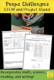 Peeps Stem Activities And Project Based Learning Project Based Learning Stem Activities Science Lessons