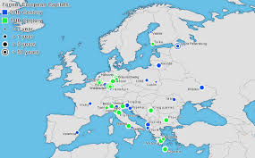 Some of very famous capital cities of europe are london paris berlin madrid moscow rome amsterdam sofia vienna prague stockholm buchares and vienna. Onlmaps On Twitter Former European Capitals Https T Co 44jiruydx5 Map Maps Https T Co O4e0vjl2rr