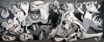 Interpretation of picassos guernica done by rukus at black square in brooklyn new york. What Were They Thinking Guernica Do Not Touch A Hands On Approach To Art History