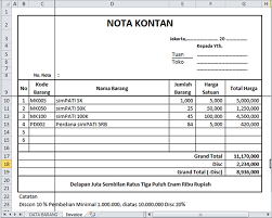 Maybe you would like to learn more about one of these? Cara Membuat Nota Kontan Iferor