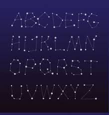 The international astronomical union recognizes 88 constellations covering most constellation names are latin in origin, dating from the roman empire, but their meanings often. Constellation Font Vector Images Over 340