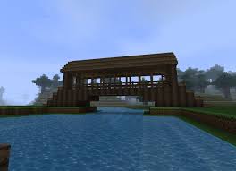 Covered Bridge Minecraft Project Minecraft Minecraft Designs Minecraft Projects