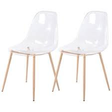 Chaise Fredrik Transparente Lot De 2 Chaise Design Pas Cher Chaise Transparente Chaise Design