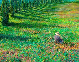 Iris scott is a 28 years old american painter who is mainly working with finger / hand painting technique. Iris Scott Is Such A Talented Finger Painter