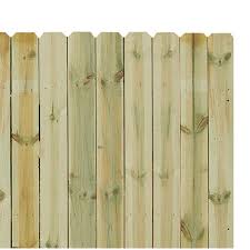 Severe Weather 6 Ft H X 8 Ft W Pressure Treated Pine Dog Ear Fence Panel In The Wood Fence Panels Department At Lowes Com