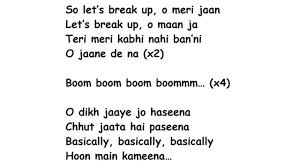 Everyone has some view towards life, you just need to shape them. Let S Break Up Lyrics Full Song Lyrics Movie Dear Zindagi 2016 Youtube