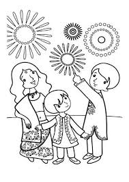 Fireworks and crackers coloring page diwali festival coloring. Diwali Festival Celebration Drawing Novocom Top