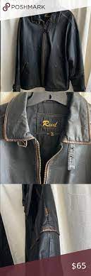 Vintage Reed Leather Biker Jacket Vintage Reed Thick Durable Leather Distressed And Worn See Pics Size Xl Zip Up Jackets Leather Biker Jacket Biker Jacket