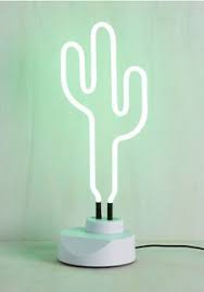 White glass tube glows green when turned on. 7 Best Cactus Light Ideas Cactus Light Cactus Neon Cactus