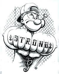 Popeye Art Popeye The Sailor Man Popeye Tattoo Popeye Cartoon