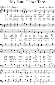 345 My Jesus I Love Thee Sheet Music Mobile Hymns
