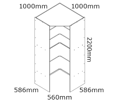 You might also think that most kitchen cabinet makers have standard sizes for doors, but there are not standard sizes in new zealand. Corner Pantry Cabinet Kaboodle Kitchen