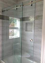 3/16 glass, framed, frameless various metal finishes for the framed showers (and headers for frameless) include but not limited to: Shower Glass Enclosure And Bathtub Glass Enclosures At Best Price Dubai