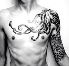 Kraken with clock tattoo on leg. 40 Kraken Tattoo Designs And Ideas Tats N Rings