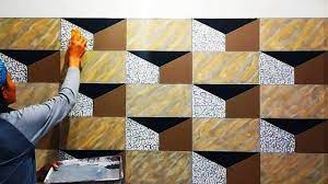 3d Wall Painting Tutorial Cat Tembok 3d Wall Art Painting Design Youtube 3d Wall Painting Wall Painting Diy Wall Painting
