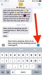 From there, you can choose the invisible ink. How To Send Invisible Ink Messages From Iphone And Ipad Osxdaily