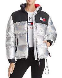Tommy Jeans 90s Puffer Jacket 100 Exclusive Women Bloomingdale S Puffer Jacket Women Jackets Shiny Jacket