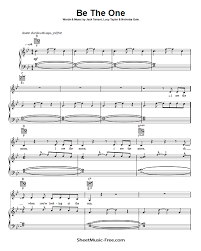 Elasticcomputefarm / pixabay / cc by 1.0 most of the sheet music found today was produced from the 18. Be The One Sheet Music Dua Lipa Sheetmusic Free Com