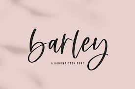 ?2004 house industries/brand design co., inc. Barley A Handwritten Script Font 545710 Handwritten Font Bundles In 2020 Handwritten Script Font Handwritten Fonts Script Fonts