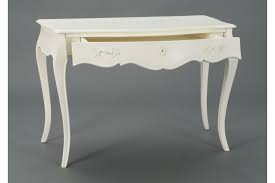 Le bureau bois blanc 75x150 redhill trouvera sa place dans n'importe quel bureau. Joli Bureau Blanc En Bois A Tiroir Hellin