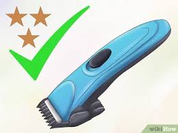 Place the clipper flat against the top of your dog's head with the blade spokes facing to the rear. How To Trim The Coat Of A Long Hair Dog 13 Steps With Pictures