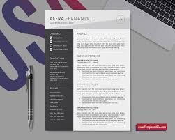 A cv, short form of curriculum vitae, is similar to a resume. Modern Resume Template Creative Cv Template Curriculum Vitae Professional Resume Simple Resume Student Resume 1 3 Page Cv Format Ms Word Resume Job Resume Instant Download Templatesusa Com