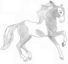 Pin Easy Cartoon Drawing Horse Spirit On Pinterest Horse Drawings Cute Little Drawings Spirit Drawing