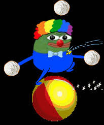 Puppenvideo mit dem lustigen clown. Clown Pepe Frog Page 1 Line 17qq Com