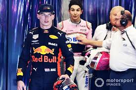 He made his formula one debut for m. Verstappen Ocon A P Y After The Race