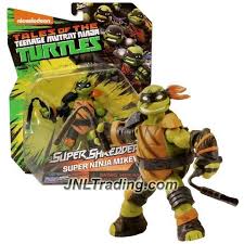 Year 2016 Nickelodeon Teenage Mutant Ninja Turtles Super Shredder Series 5 Inch Tall Figure Super Ninja Mikey With Nunchucks Ninja Turtles Teenage Mutant Ninja Turtles Nickelodeon