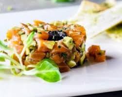 Recette De Tartare De Saumon Croq Kilos A L Avocat Olives Et Gingembre Pour Celibataire Recette Tartare De Saumon Recette Croq Kilos Recette De Tartare