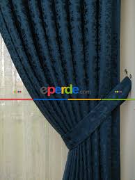 Lacivert Duz Jakar Fon Perde 150 Fon Perdeler Perde Perdeler