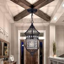 Black Iron And Crystal Chandelier Black Chandeliers Globe Crystal Chandelier Lighting Farmhouse Lighting Fixtures 1 Light 17045 In 2020 Iron Chandeliers Crystal Chandelier Lighting Rustic Chandelier