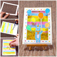 One of the best way to get kids to show their gratitude and love for family members is to make home made greeting cards and gifts.today i have examples of 50 greeting card ideas for toddlers to make. How To Make A Birthday Shaker Card Homemade Birthday Card Easy Peasy And Fun