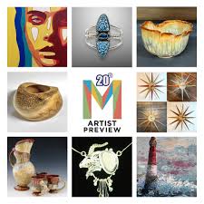 We're kicking off 2025 MRF ARTIST PREVIEWS today! ◾️ Luke Bentley,  Painting, Montgomery, AL @bylukebentley • Tonia Davis-Evans