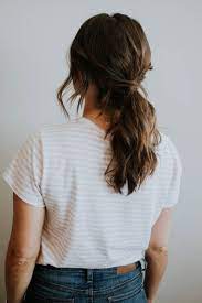 An Easy Low Ponytail Hairstyle For Any Occassion My Style Vita Low Ponytail Hairstyles Twist Ponytail Ponytail Hairstyles