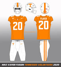 Here is a photo with all of the new tennessee athletics uniforms. Chad Fields Vols Uniform Boy On Twitter For Those Interested I Ve Had Time To Update My Vols Nike Vapor Fusion Uniform Template Cleaned Up The Lines Added A Speedflex Helmet And Other