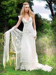 Yolancris Ibiza Style Hippie Chic Wedding Dresses Bohemian Wedding Dresses Summer Wedding Dress Bohemian Wedding Dress