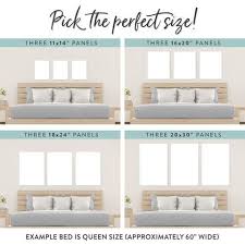 Canvas Wall Art Shapes And Sizes Available At Pretty Perfect Studio Queen Bed Decor Bedroom Pictures Above Bed Bedroom Frames