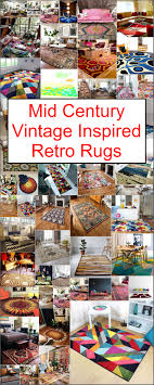 Mid Century Vintage Inspired Retro Rugs Retro Vintage Style Fashion And Living Styles